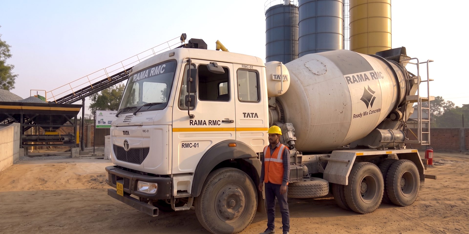 RamaRMC transit mixer at the plant